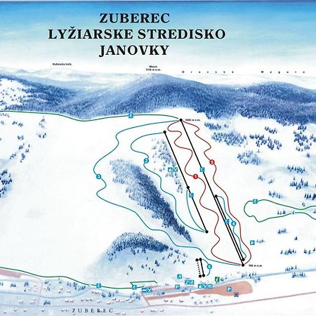 Wellness Drevenica Zuberec, 3 Apartmany, 2 Studia, Tatranske Stity Z Terasy Eksteriør bilde